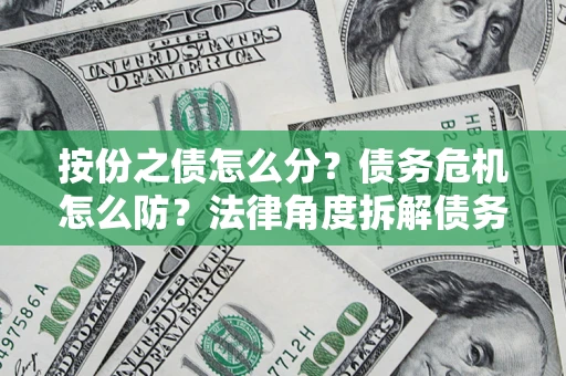 济南按份之债怎么分？债务危机怎么防？法律角度拆解债务分配与风险自保指南