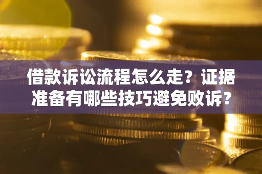 济南借款诉讼流程怎么走？证据准备有哪些技巧避免败诉？