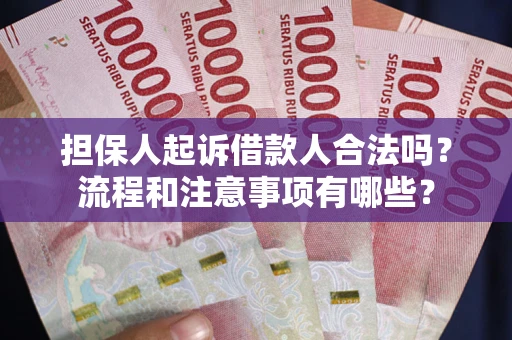 济南担保人起诉借款人合法吗？流程和注意事项有哪些？