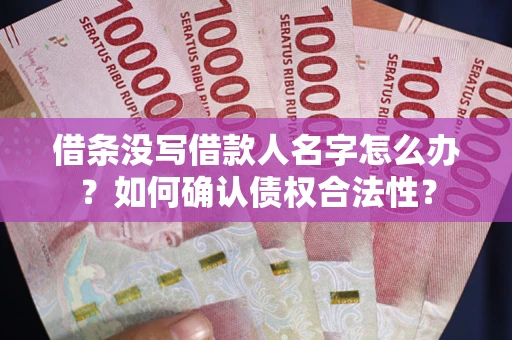 济南借条没写借款人名字怎么办？如何确认债权合法性？