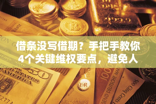 济南借条没写借期？手把手教你4个关键维权要点，避免人财两空